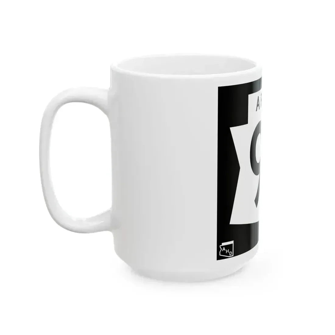 Arizona 97 1973 (Arizona) (Road Sign) White Coffee Mug - Go Mug Yourself