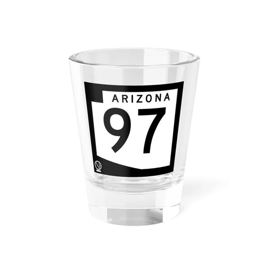 Arizona 97 1978 (Arizona) (Road Sign) Shot Glass 1.5oz 1.5oz - Go Mug Yourself