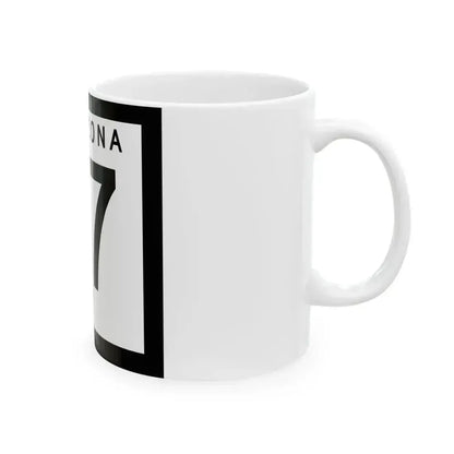 Arizona 97 1978 (Arizona) (Road Sign) White Coffee Mug - Go Mug Yourself