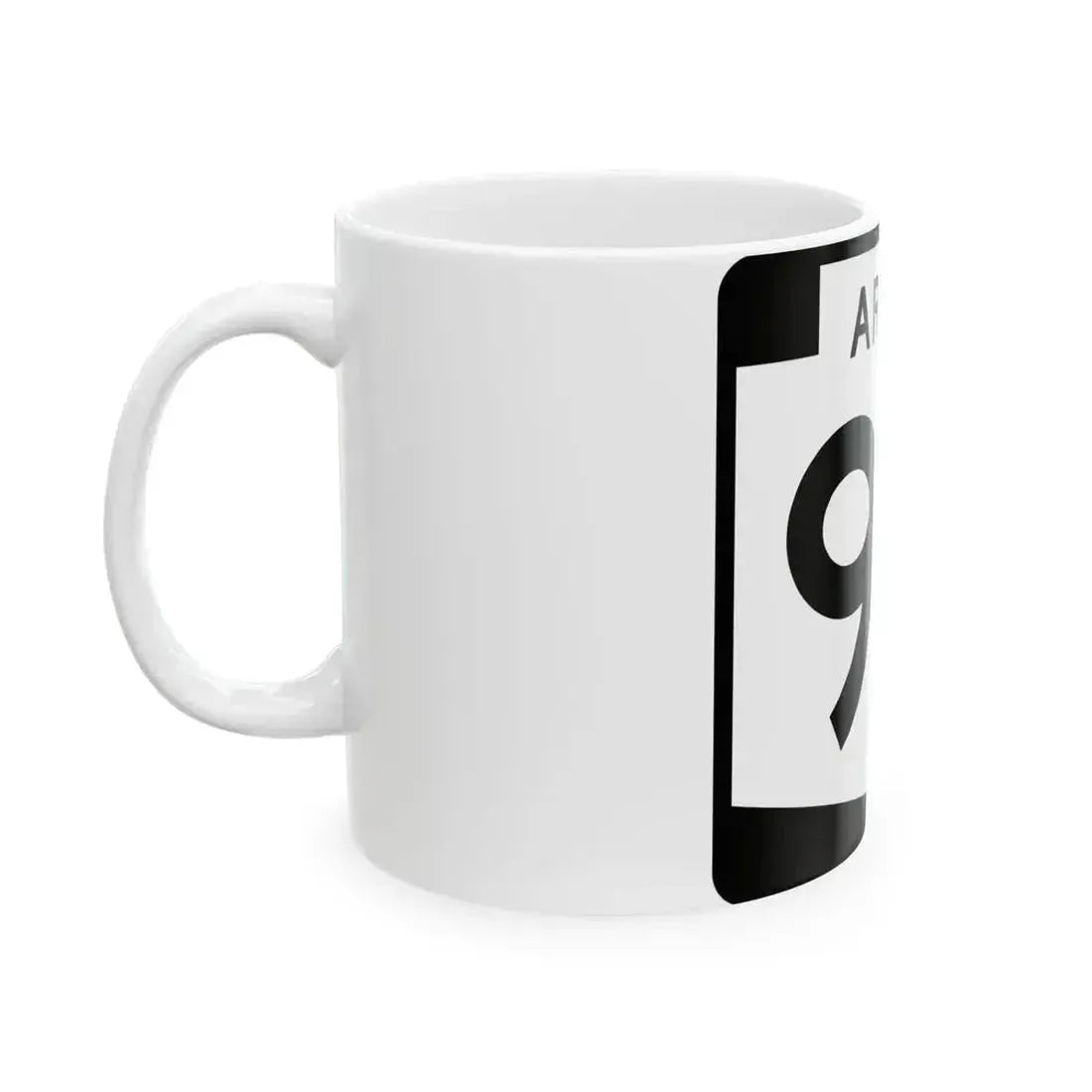 Arizona 97 (Arizona) (Road Sign) White Coffee Mug - Go Mug Yourself