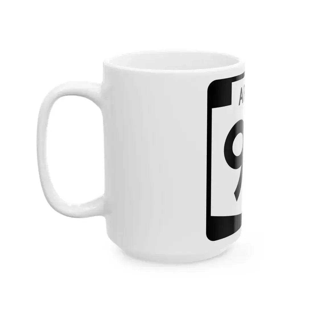 Arizona 97 (Arizona) (Road Sign) White Coffee Mug - Go Mug Yourself