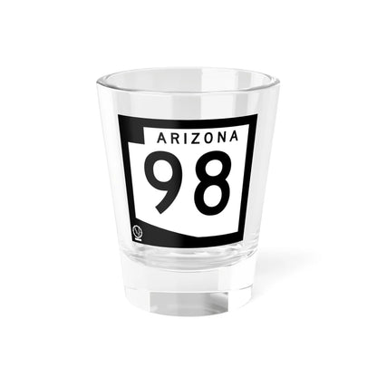 Arizona 98 1978 (Arizona) (Road Sign) Shot Glass 1.5oz 1.5oz - Go Mug Yourself