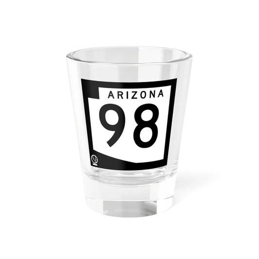Arizona 98 1978 (Arizona) (Road Sign) Shot Glass 1.5oz 1.5oz - Go Mug Yourself
