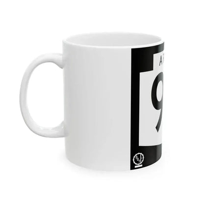 Arizona 98 1978 (Arizona) (Road Sign) White Coffee Mug - Go Mug Yourself