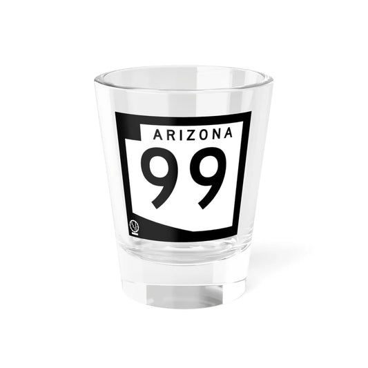 Arizona 99 1978 (Arizona) (Road Sign) Shot Glass 1.5oz 1.5oz - Go Mug Yourself