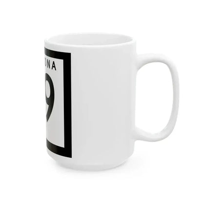 Arizona 99 1978 (Arizona) (Road Sign) White Coffee Mug - Go Mug Yourself