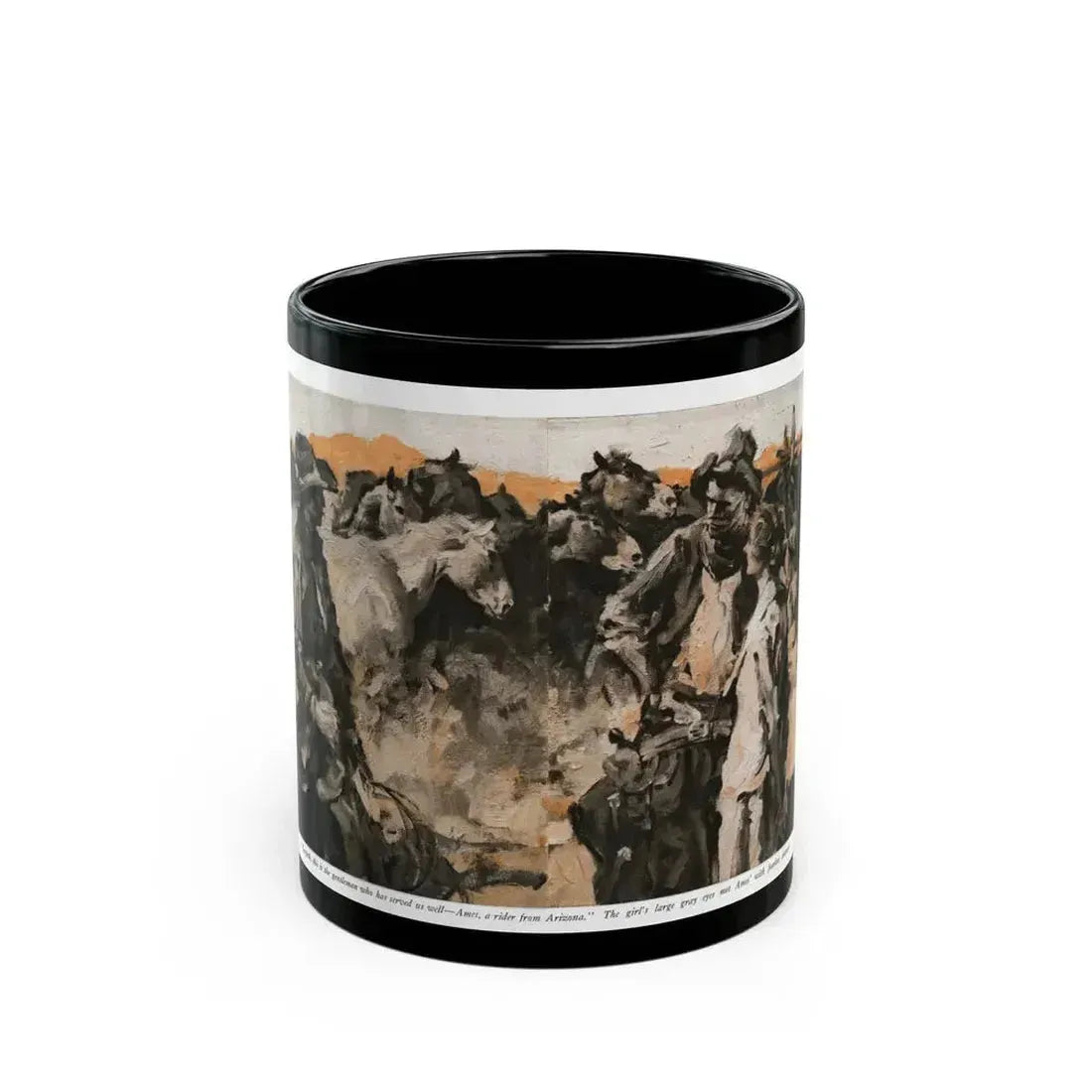 Arizona Ames (Pt. 1), McCall's magazine, December 1929 - Black Coffee Mug 11oz - Go Mug Yourself