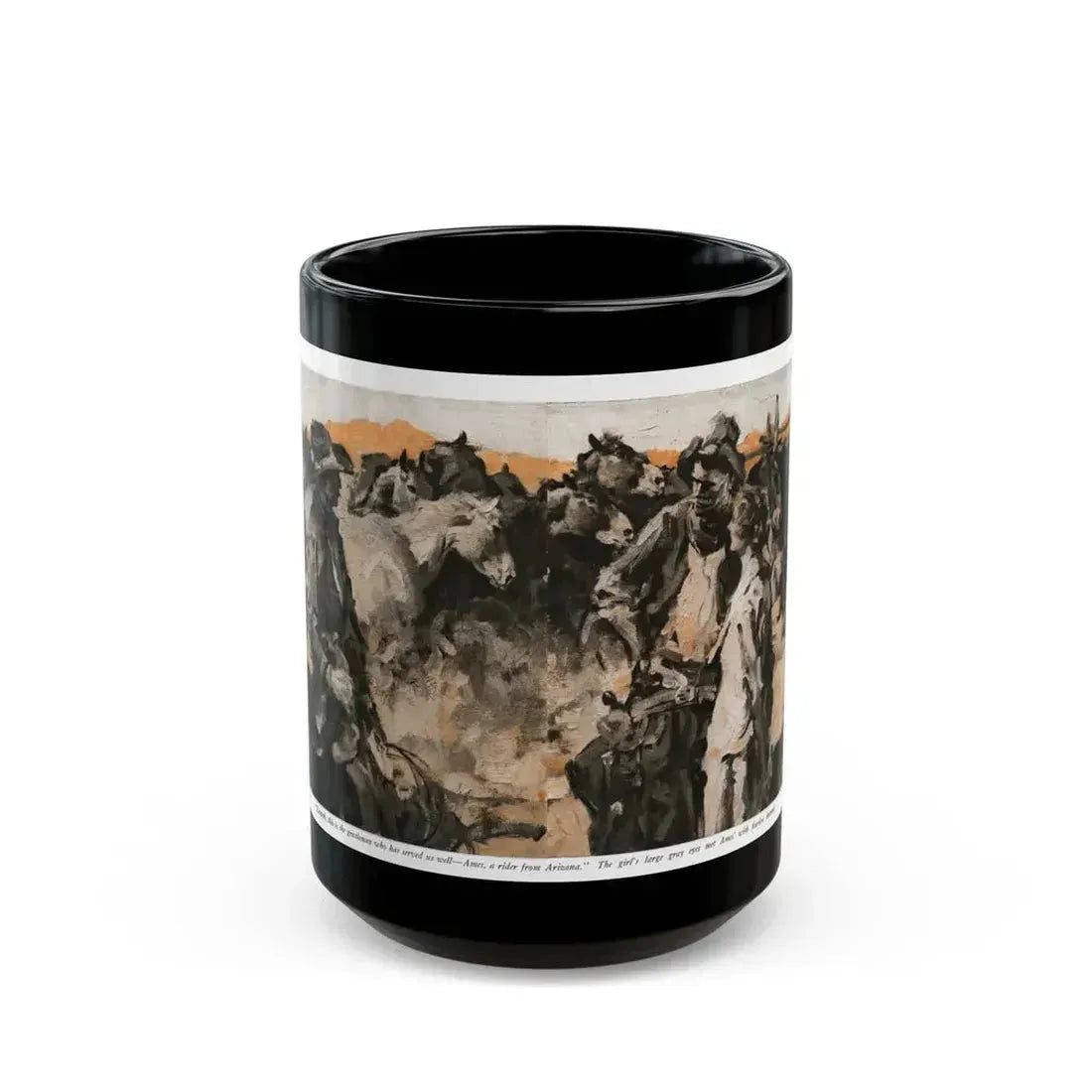Arizona Ames (Pt. 1), McCall's magazine, December 1929 - Black Coffee Mug 15oz - Go Mug Yourself