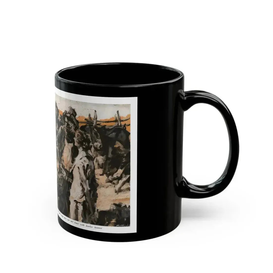 Arizona Ames (Pt. 1), McCall's magazine, December 1929 - Black Coffee Mug - Go Mug Yourself