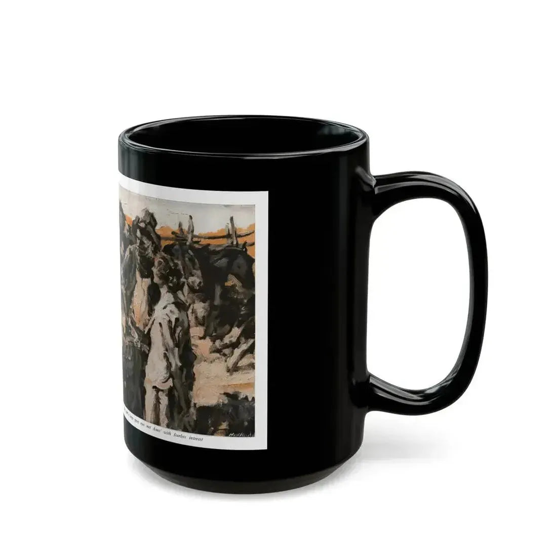 Arizona Ames (Pt. 1), McCall's magazine, December 1929 - Black Coffee Mug - Go Mug Yourself