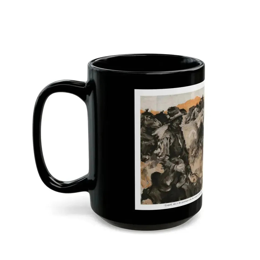 Arizona Ames (Pt. 1), McCall's magazine, December 1929 - Black Coffee Mug - Go Mug Yourself