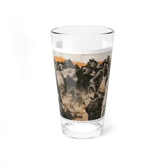 Arizona Ames (Pt. 1), McCall's magazine, December 1929 (Magazine Illustration) Pint Glass 16oz 16oz - Go Mug Yourself