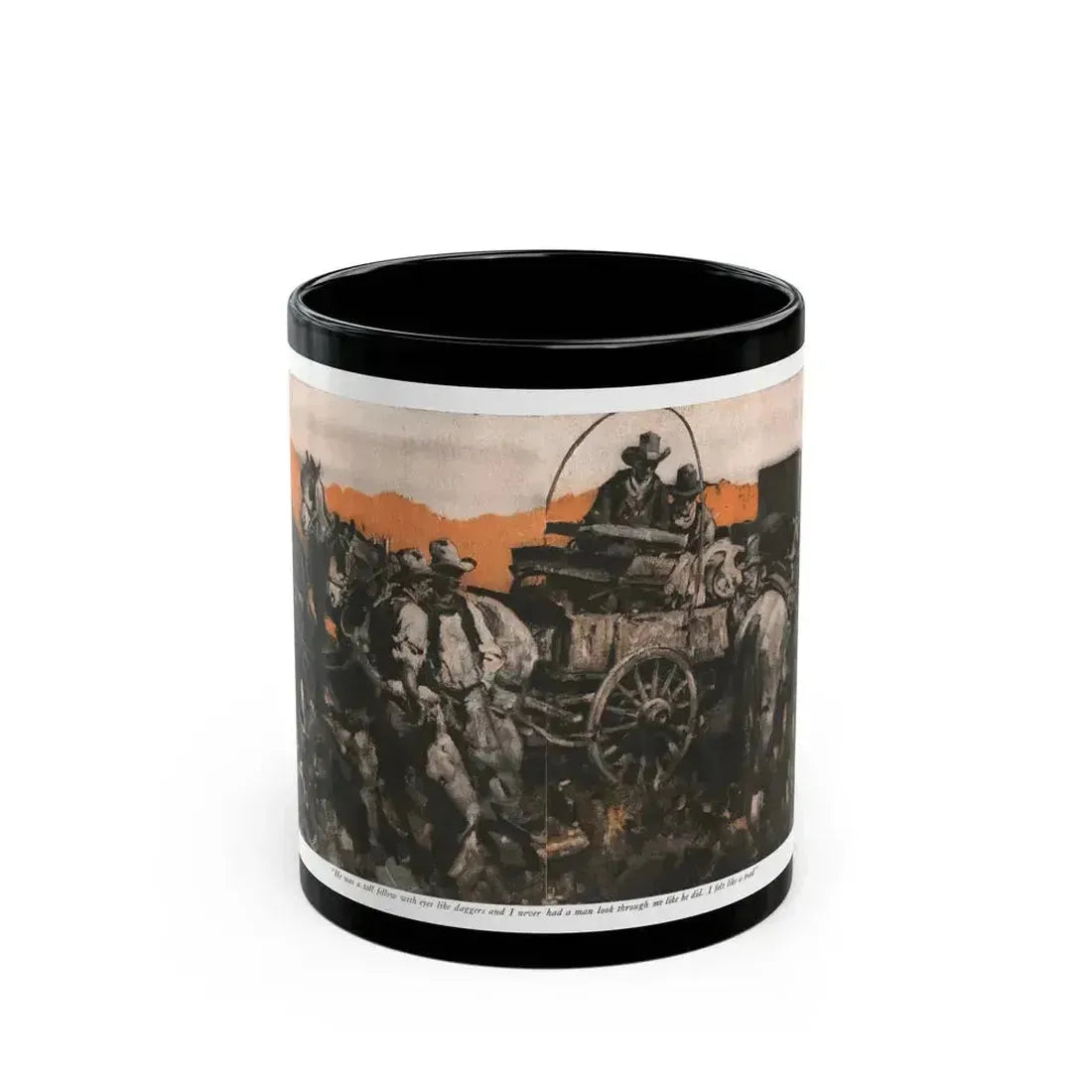 Arizona Ames (Pt. 2), McCall's magazine, January 1930 - Black Coffee Mug 11oz - Go Mug Yourself