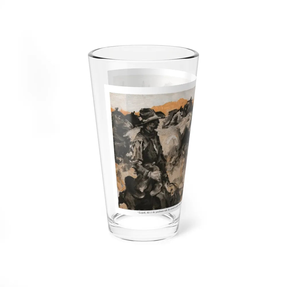 Arizona Ames (Pt. 1), McCall's magazine, December 1929 (Magazine Illustration) Pint Glass 16oz-Go Mug Yourself