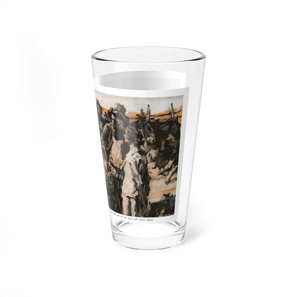 Arizona Ames (Pt. 1), McCall's magazine, December 1929 (Magazine Illustration) Pint Glass 16oz-Go Mug Yourself