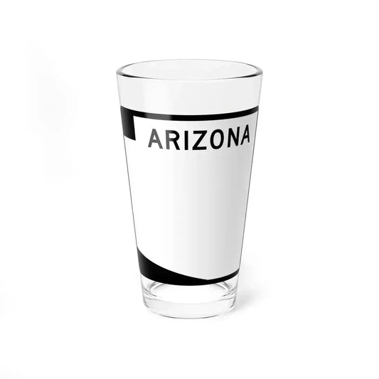 Arizona blank (Arizona) (Road Sign) Pint Glass 16oz 16oz - Go Mug Yourself