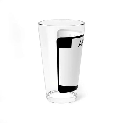 Arizona blank wide (Arizona) (Road Sign) Pint Glass 16oz - Go Mug Yourself