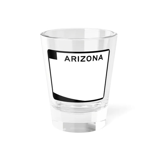 Arizona blank wide (Arizona) (Road Sign) Shot Glass 1.5oz 1.5oz - Go Mug Yourself