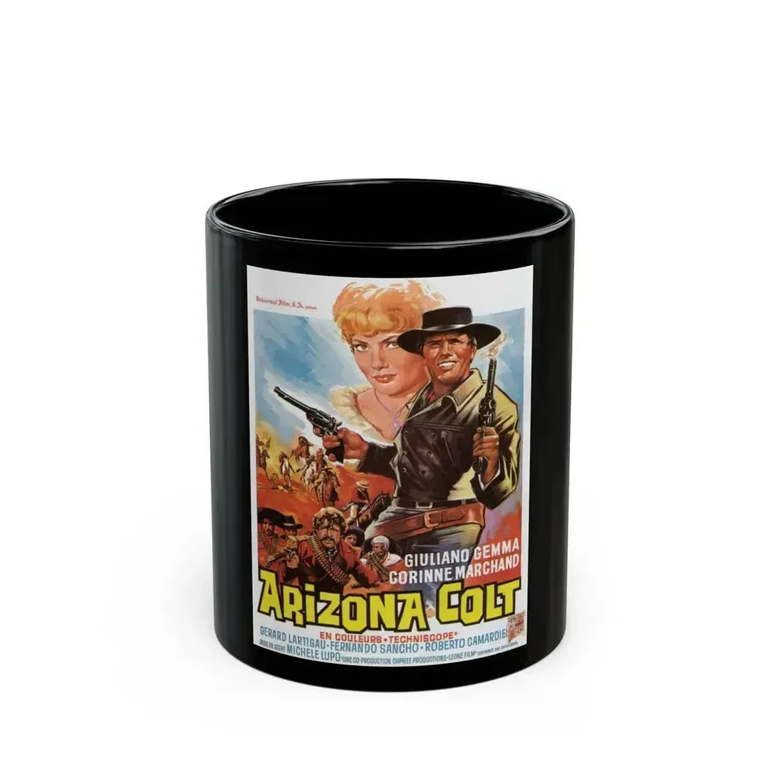 ARIZONA COLT 1966 Movie Poster - Black Coffee Mug 11oz - Go Mug Yourself