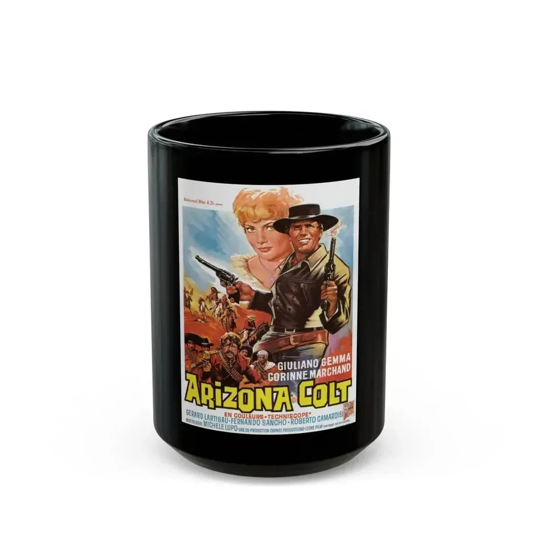 ARIZONA COLT 1966 Movie Poster - Black Coffee Mug 15oz - Go Mug Yourself