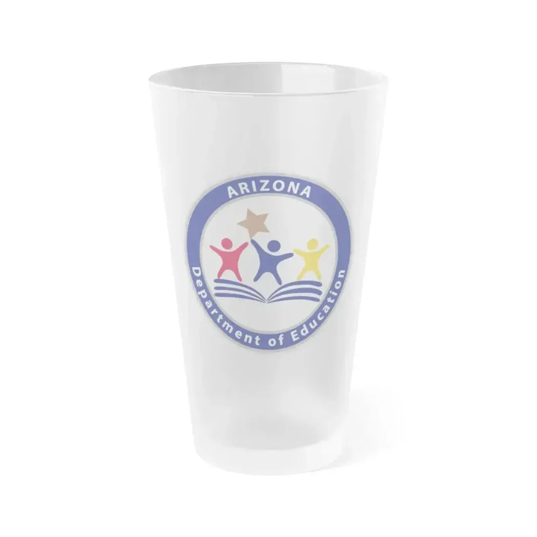 Arizona Department of Education - Frosted Pint Glass 16oz 16oz Frosted - Go Mug Yourself