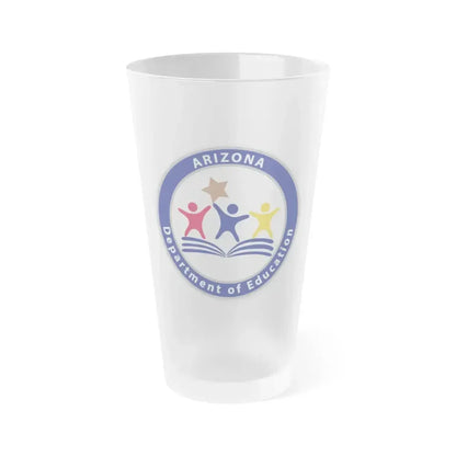 Arizona Department of Education - Frosted Pint Glass 16oz 16oz Frosted - Go Mug Yourself