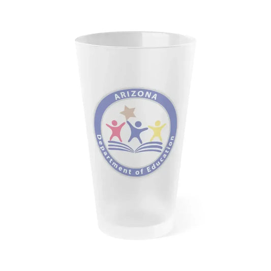 Arizona Department of Education - Frosted Pint Glass 16oz 16oz Frosted - Go Mug Yourself