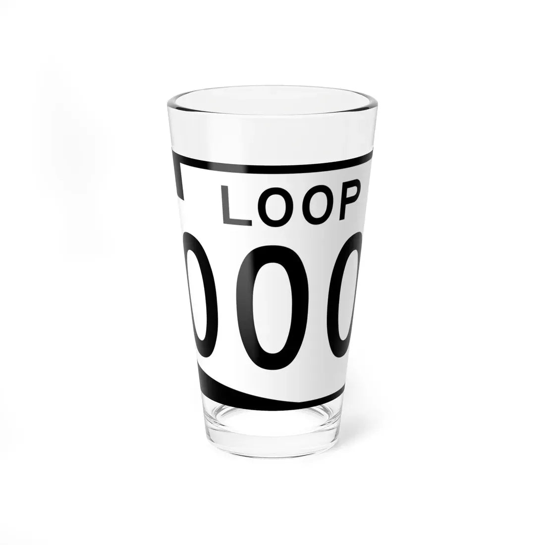 Arizona Loop 000 template (Arizona) (Road Sign) Pint Glass 16oz 16oz - Go Mug Yourself
