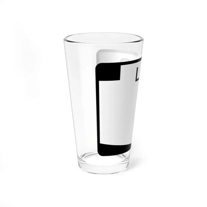 Arizona Loop blank (Arizona) (Road Sign) Pint Glss 16oz - Go Mug Yourself