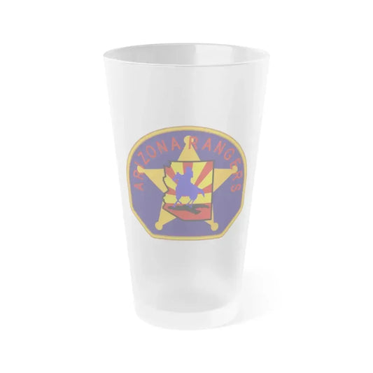 Arizona Rangers - Frosted Pint Glass 16oz 16oz Frosted - Go Mug Yourself