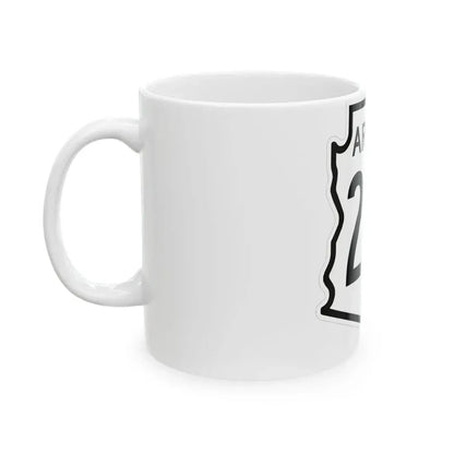 Arizona XX 1956 (Arizona) (Road Sign) White Coffee Mug - Go Mug Yourself