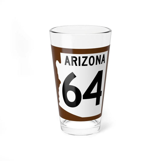 Arizona XX 1960 east (Arizona) (Road Sign) Pint Glss 16oz 16oz - Go Mug Yourself