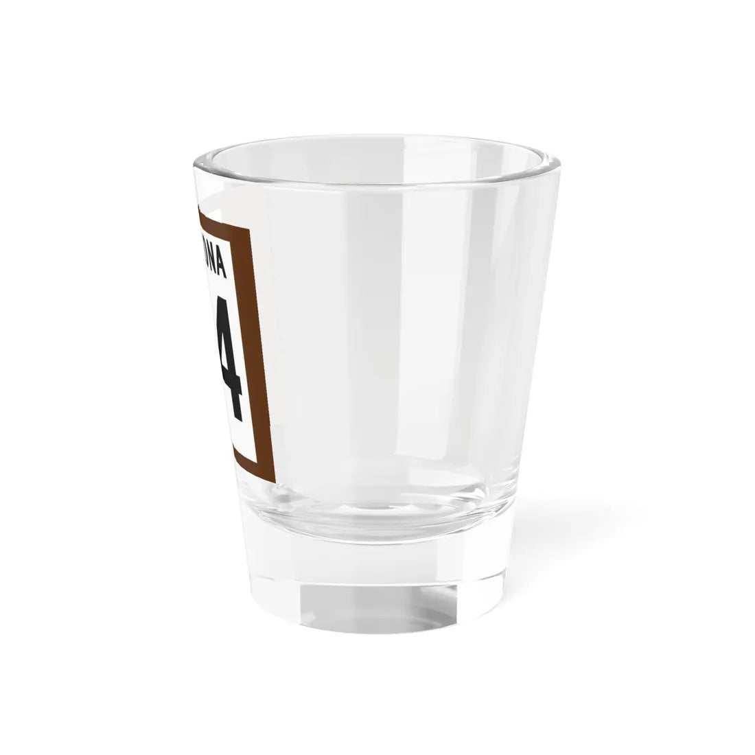 Arizona XX 1960 east (Arizona) (Road Sign) Shot Glass 1.5oz - Go Mug Yourself