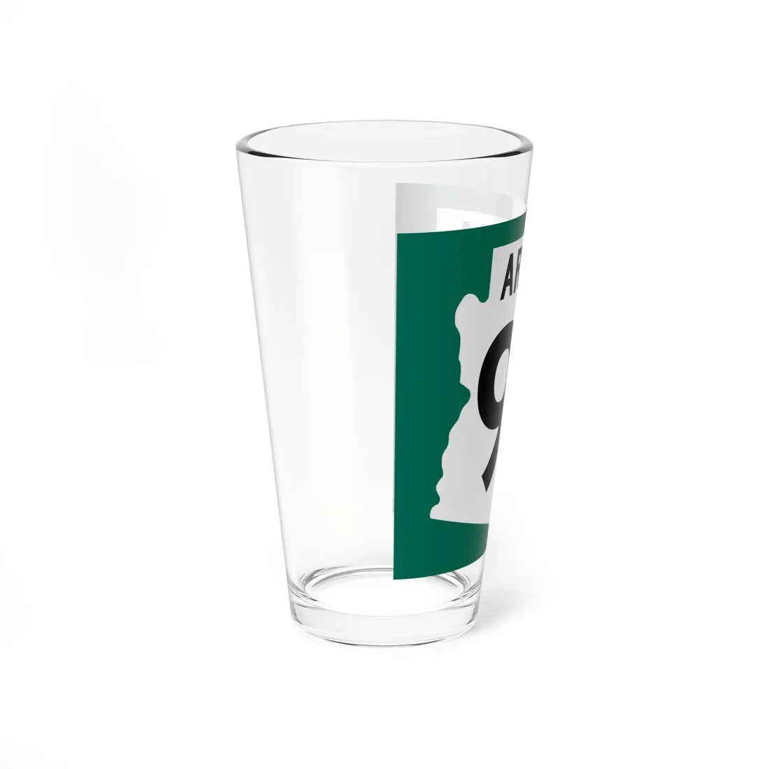 Arizona XX 1960 south (Arizona) (Road Sign) Pint Glass 16oz - Go Mug Yourself