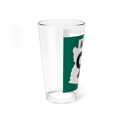 Arizona XX 1960 south (Arizona) (Road Sign) Pint Glass 16oz - Go Mug Yourself