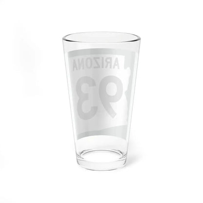 Arizona XX 1960 south (Arizona) (Road Sign) Pint Glass 16oz - Go Mug Yourself