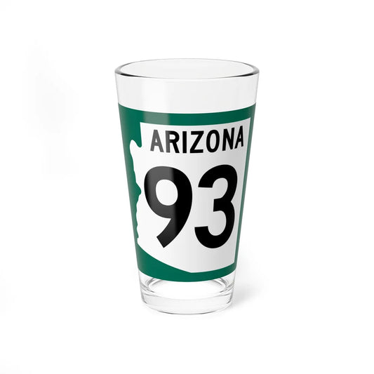 Arizona XX 1960 south (Arizona) (Road Sign) Pint Glss 16oz 16oz - Go Mug Yourself
