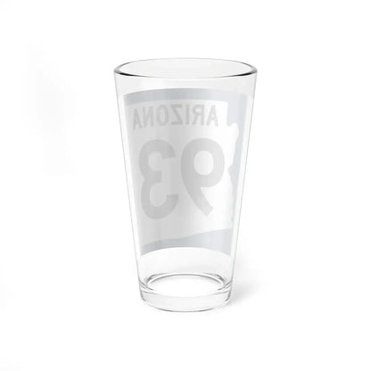 Arizona XX 1960 west (Arizona) (Road Sign) Pint Glass 16oz - Go Mug Yourself