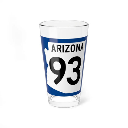 Arizona XX 1960 west (Arizona) (Road Sign) Pint Glss 16oz 16oz - Go Mug Yourself