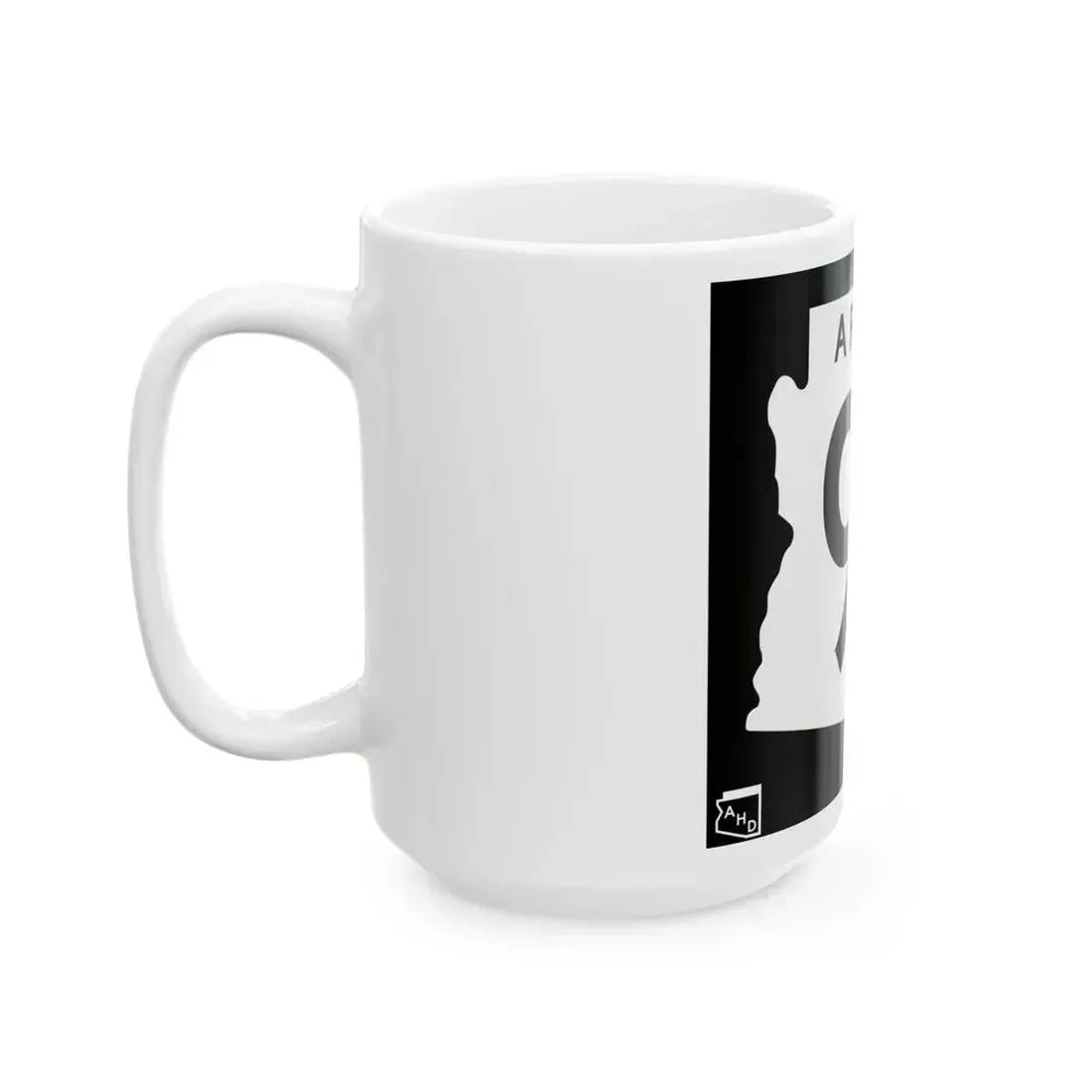 Arizona XX 1963 (Arizona) (Road Sign) White Coffee Mug - Go Mug Yourself