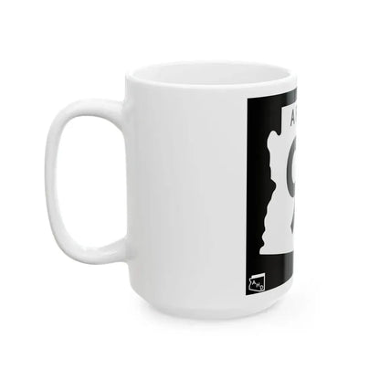 Arizona XX 1963 (Arizona) (Road Sign) White Coffee Mug - Go Mug Yourself