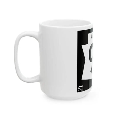 Arizona XX 1973 (Arizona) (Road Sign) White Coffee Mug - Go Mug Yourself