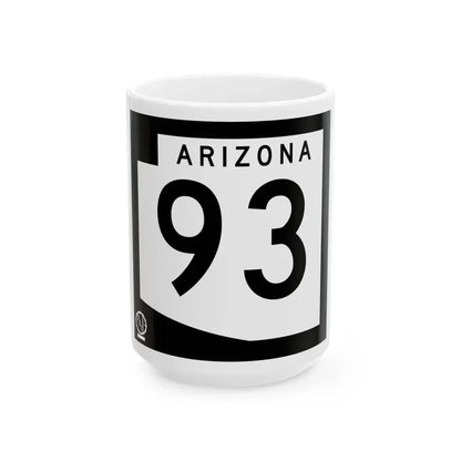 Arizona XX 1978 (Arizona) (Road Sign) White Coffee Mug 15oz - Go Mug Yourself