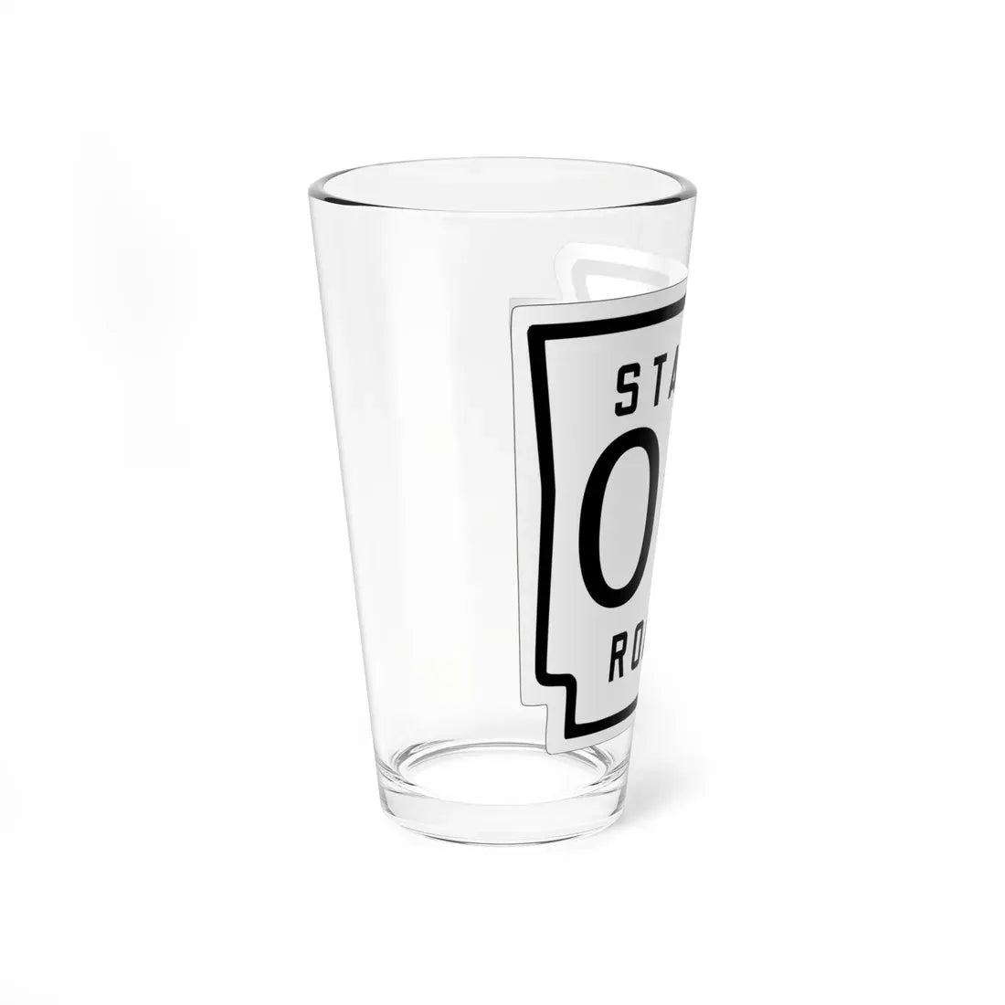 Arkansas 00 1926 (Arkansas) (Road Sign) Pint Glass 16oz - Go Mug Yourself