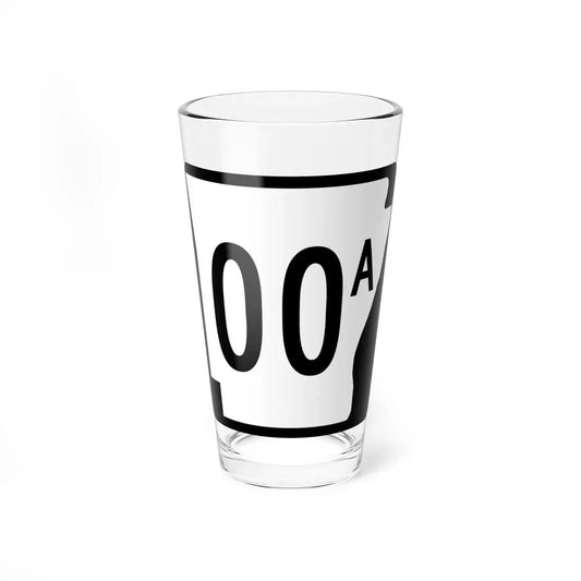 Arkansas 00 Template (Arkansas) (Road Sign) Pint Glass 16oz 16oz - Go Mug Yourself