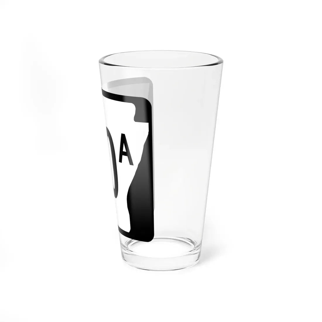 Arkansas 00 Template (Arkansas) (Road Sign) Pint Glass 16oz - Go Mug Yourself