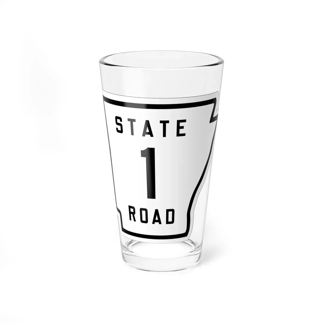 Arkansas 1 1926 (Arkansas) (Road Sign) Pint Glass 16oz 16oz - Go Mug Yourself