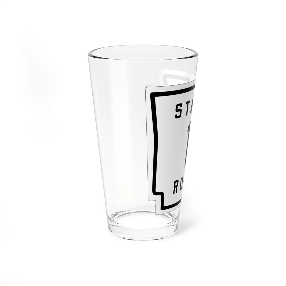 Arkansas 1 1926 (Arkansas) (Road Sign) Pint Glass 16oz - Go Mug Yourself