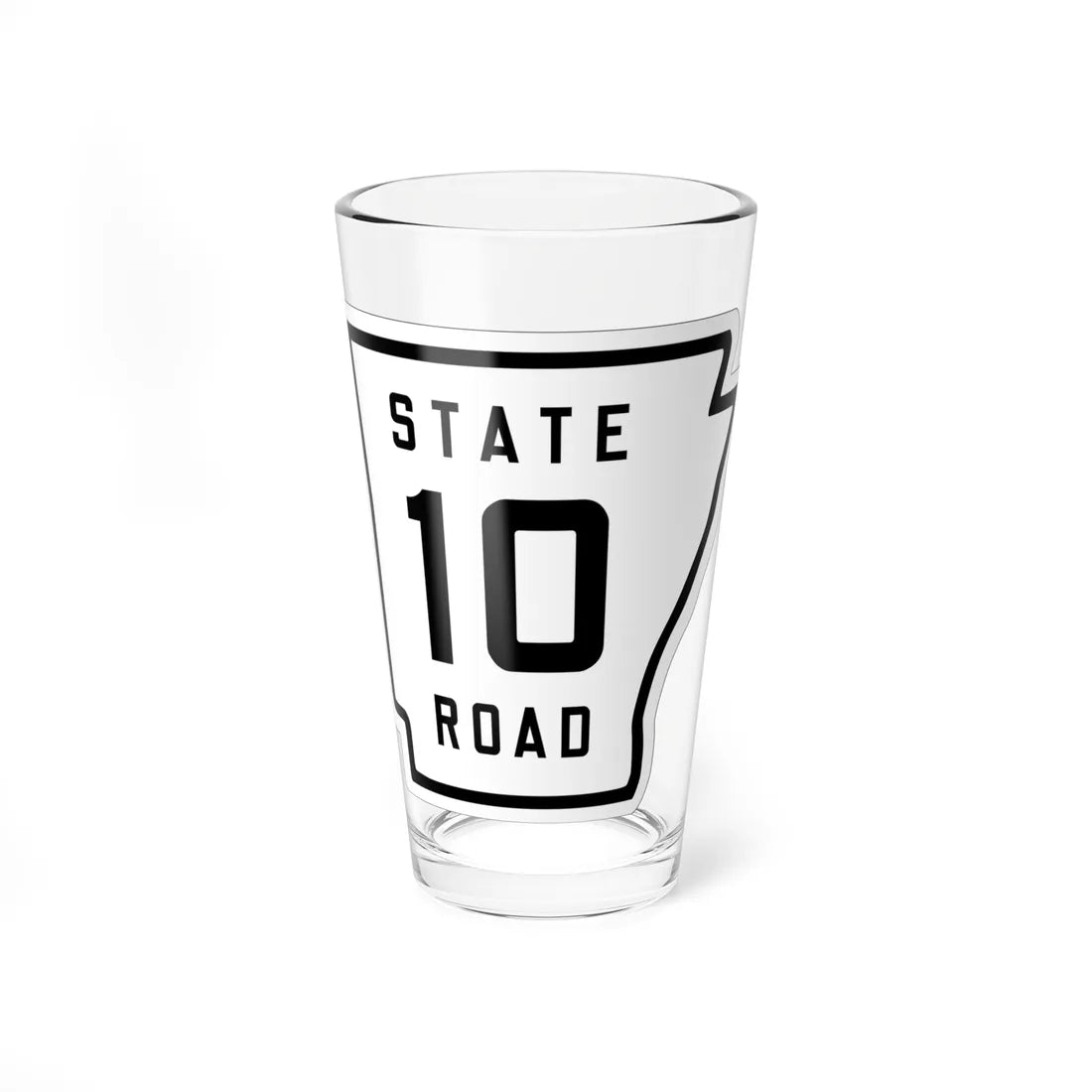 Arkansas 10 1926 (Arkansas) (Road Sign) Pint Glss 16oz 16oz - Go Mug Yourself