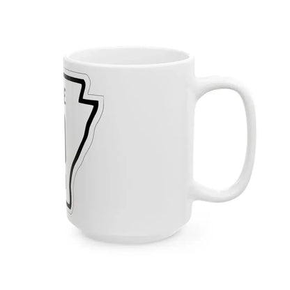 Arkansas 10 1926 (Arkansas) (Road Sign) White Coffee Mug - Go Mug Yourself